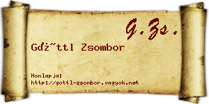 Göttl Zsombor névjegykártya